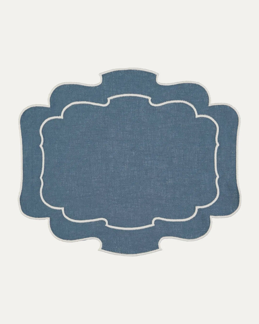 Mantel individual Belmonte - azul y blanco (pack 2 unidades)