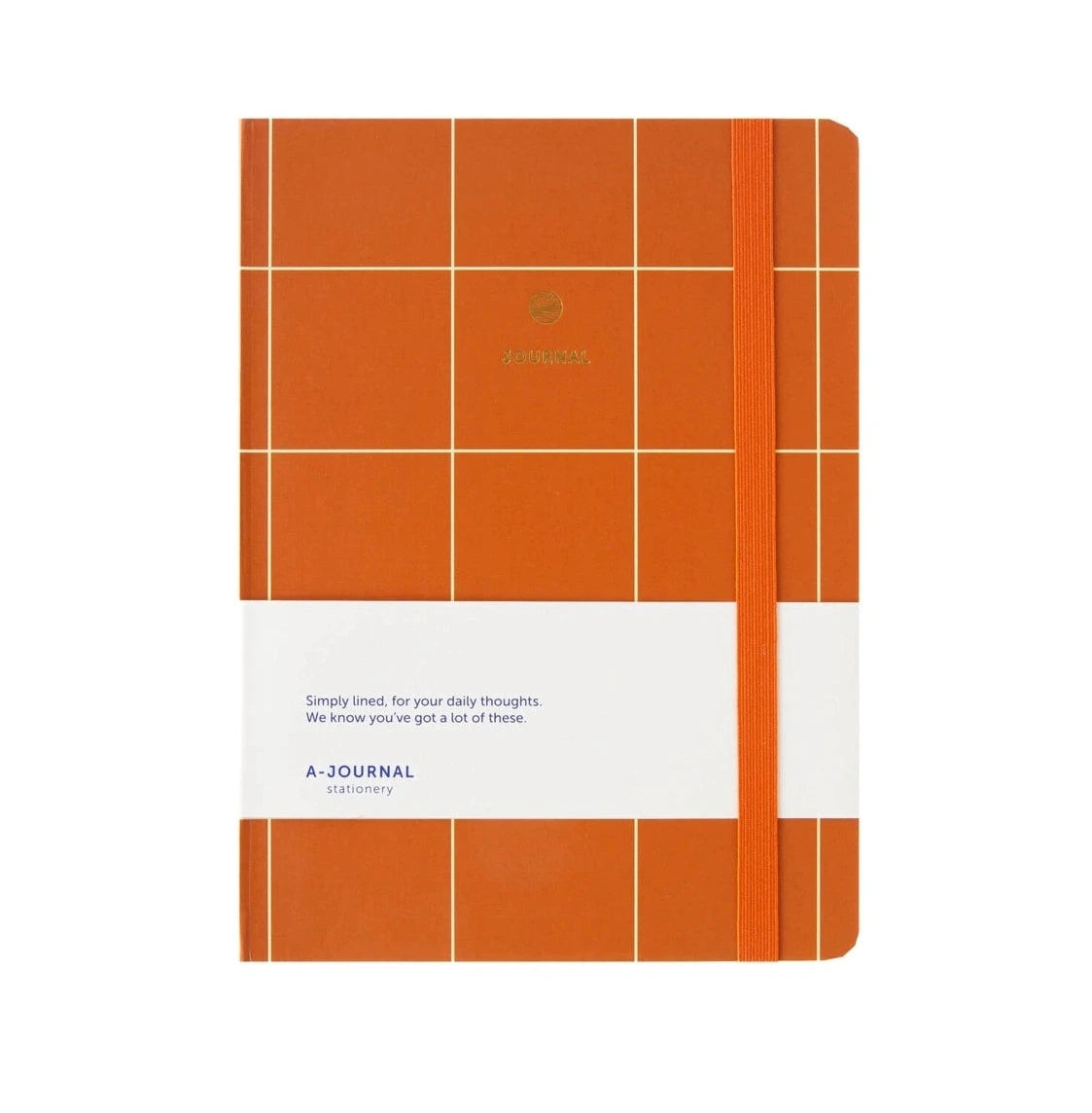 Libreta cuadros terracota