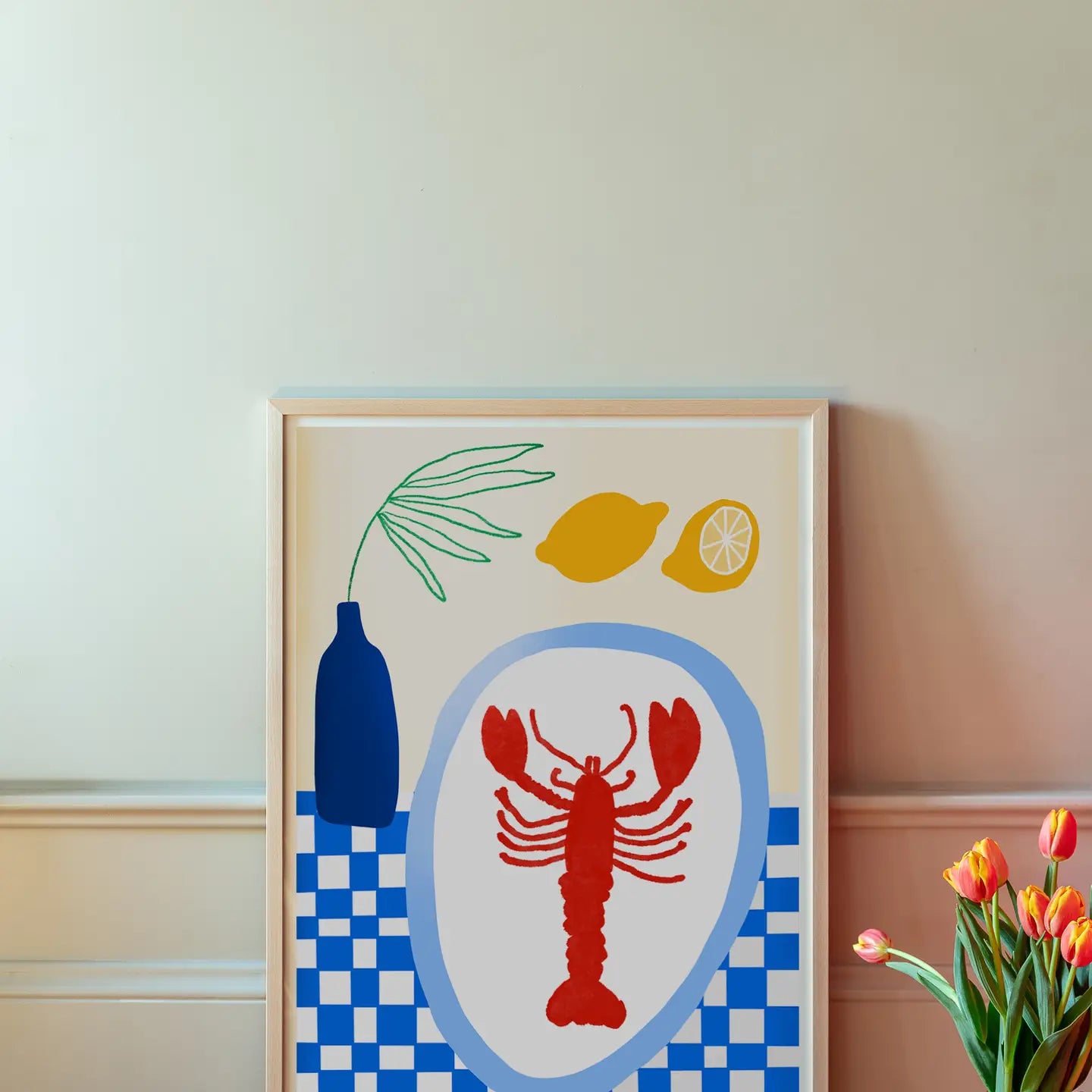 Ilustración Almuerzo de Langosta