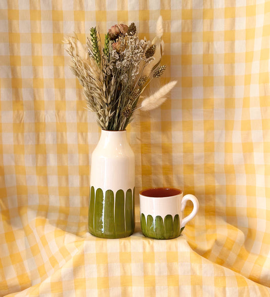 Taza Dedos - Verde oliva