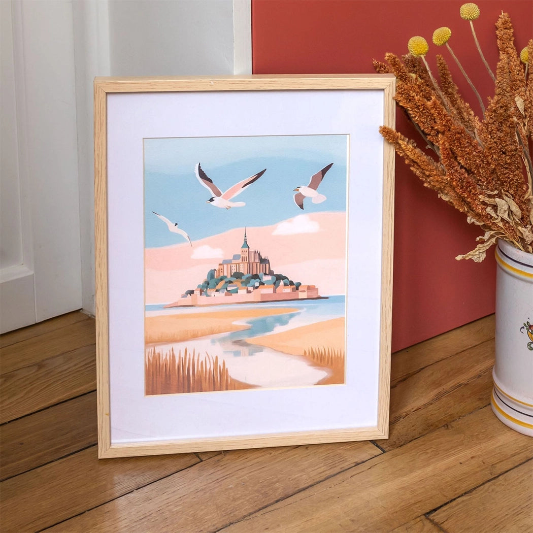 Kit de pintura por números - Mont Saint-Michel
