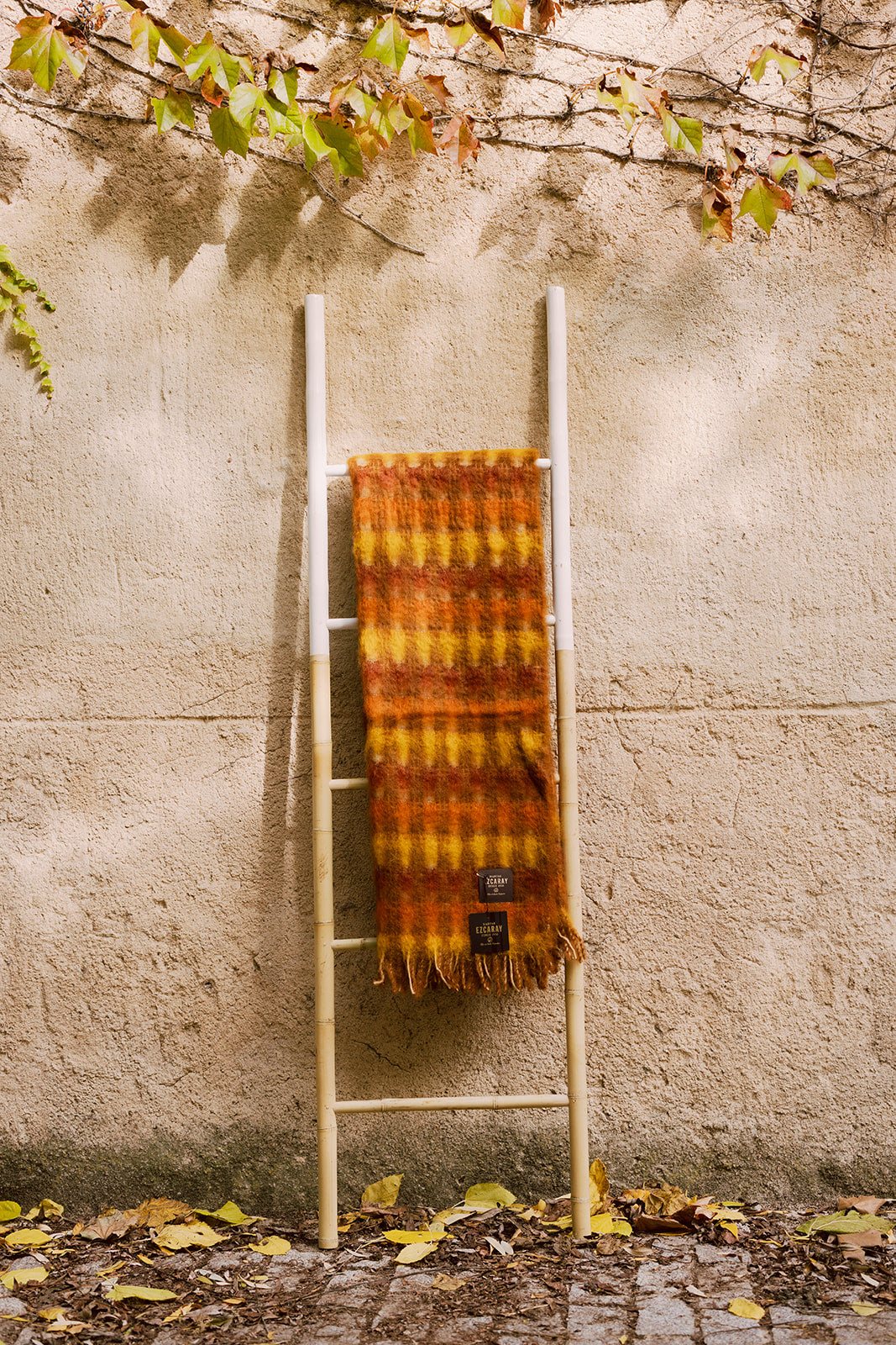 Manta Mohair Ezcaray - Marrón