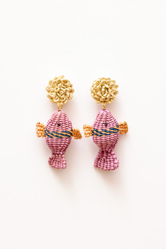 Pendientes Pez Malva