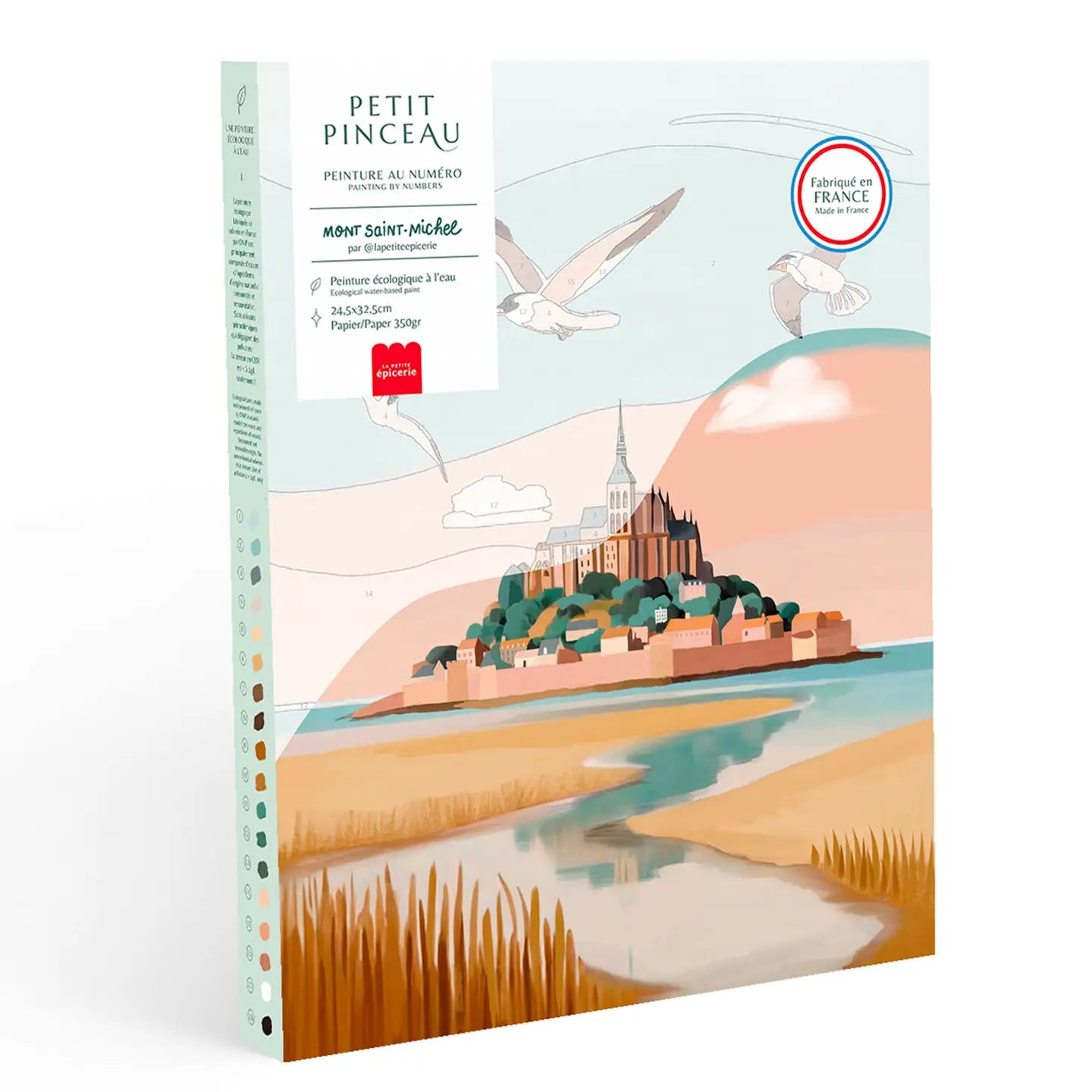 Kit de pintura por números - Mont Saint-Michel