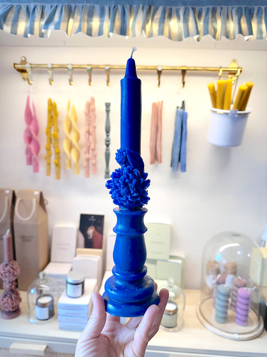 Vela Candela Flores - Azul