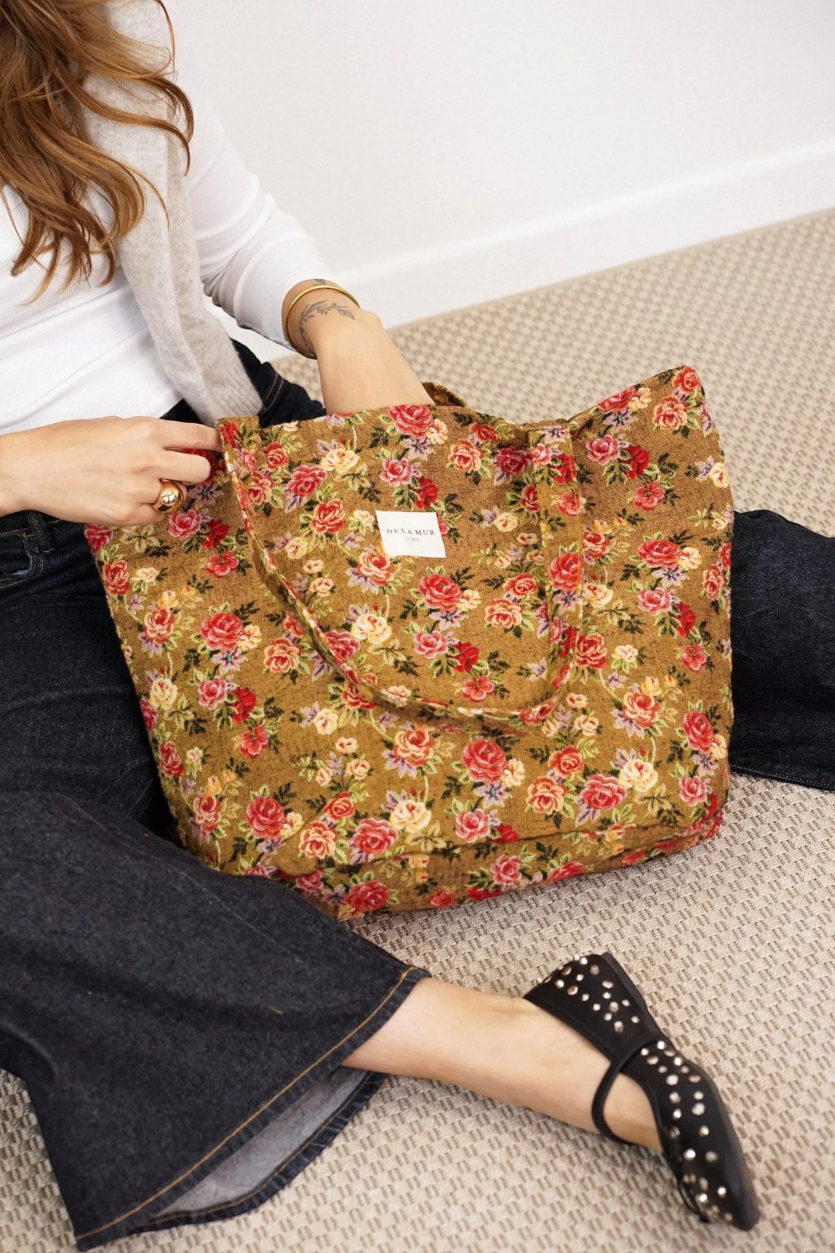 Bolsa grande con cremallera "Esme"