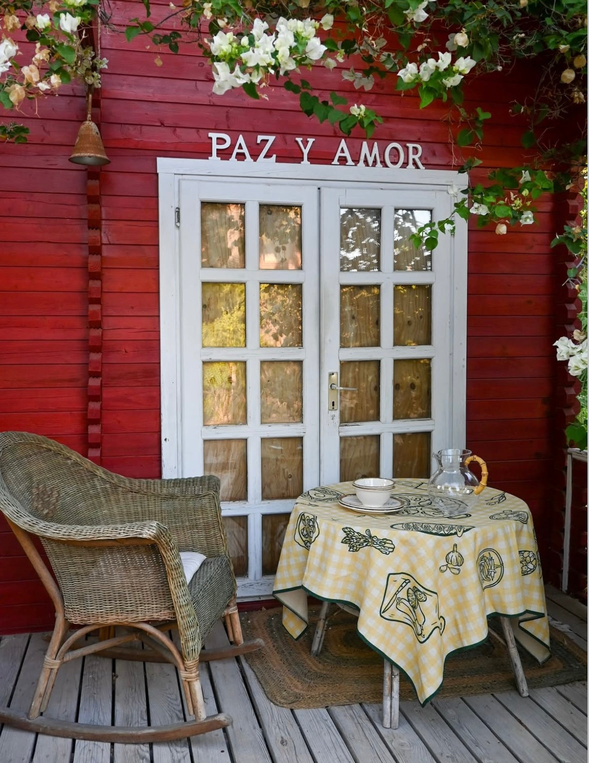 Mantel Vichy 140x220