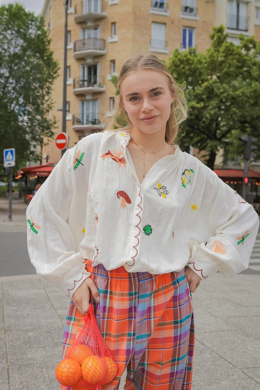 Camisa jardín secreto