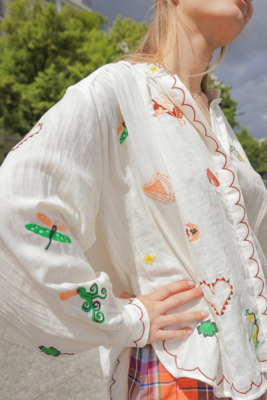 Camisa jardín secreto