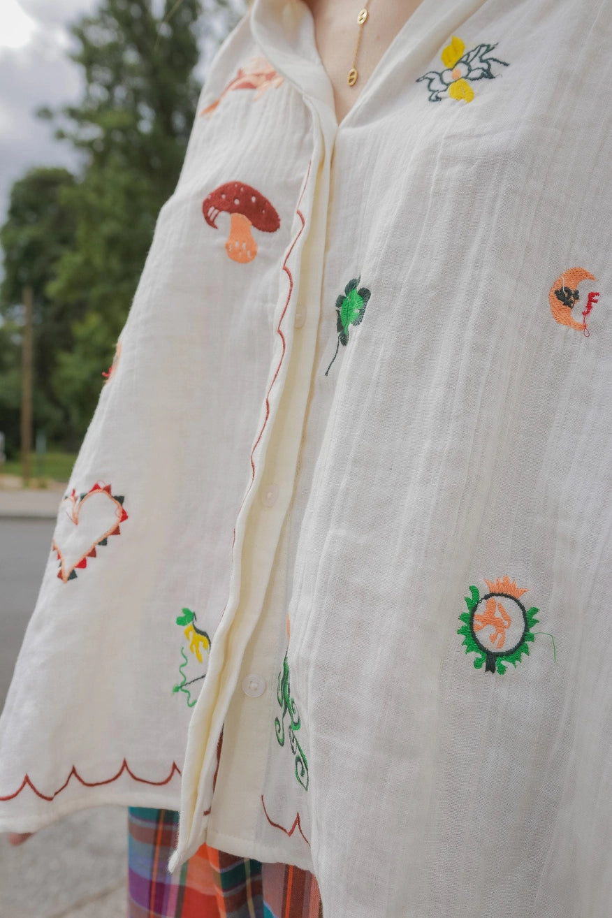 Camisa jardín secreto