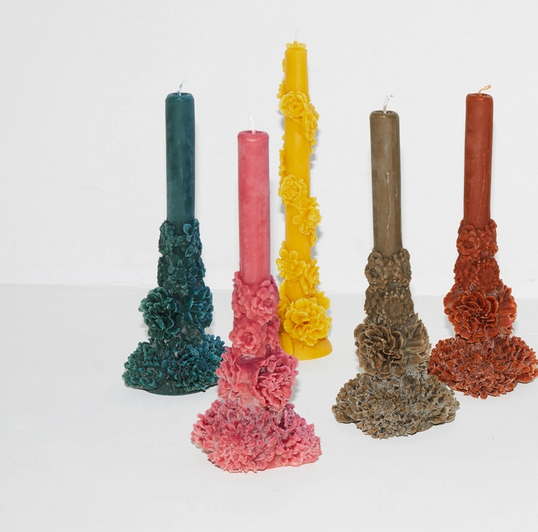 Vela Crisantemo - Rosa