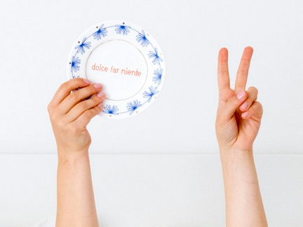 Plato Dolce far niente