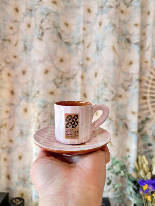 Set Expreso Dash (Plato + taza) - rosa