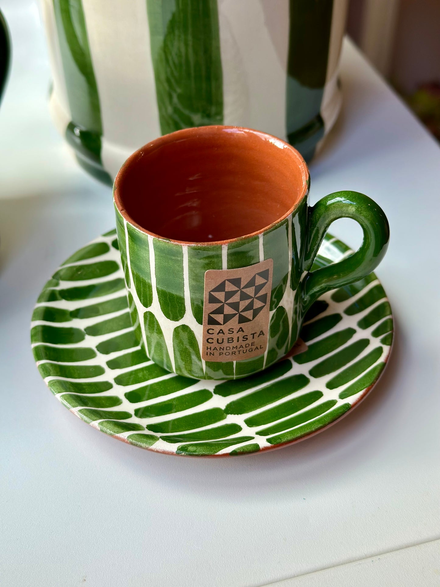 Set Expreso (Plato + taza) - Verde
