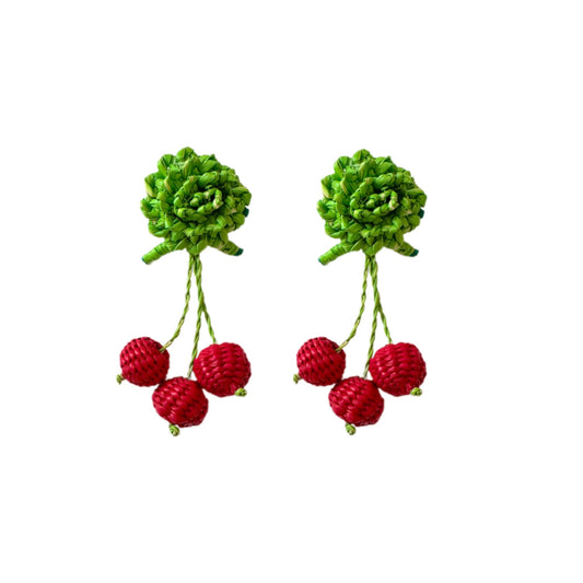 Pendientes Cerezas