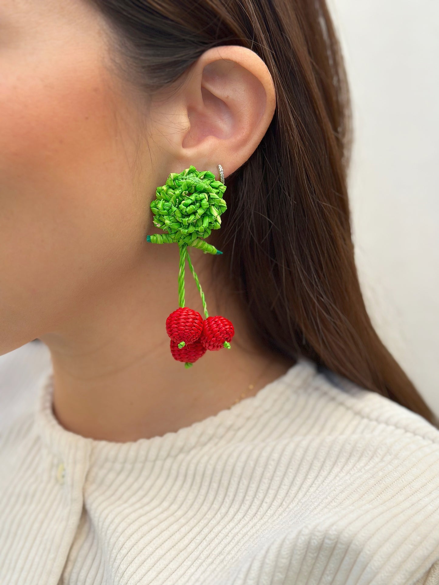 Pendientes Cerezas