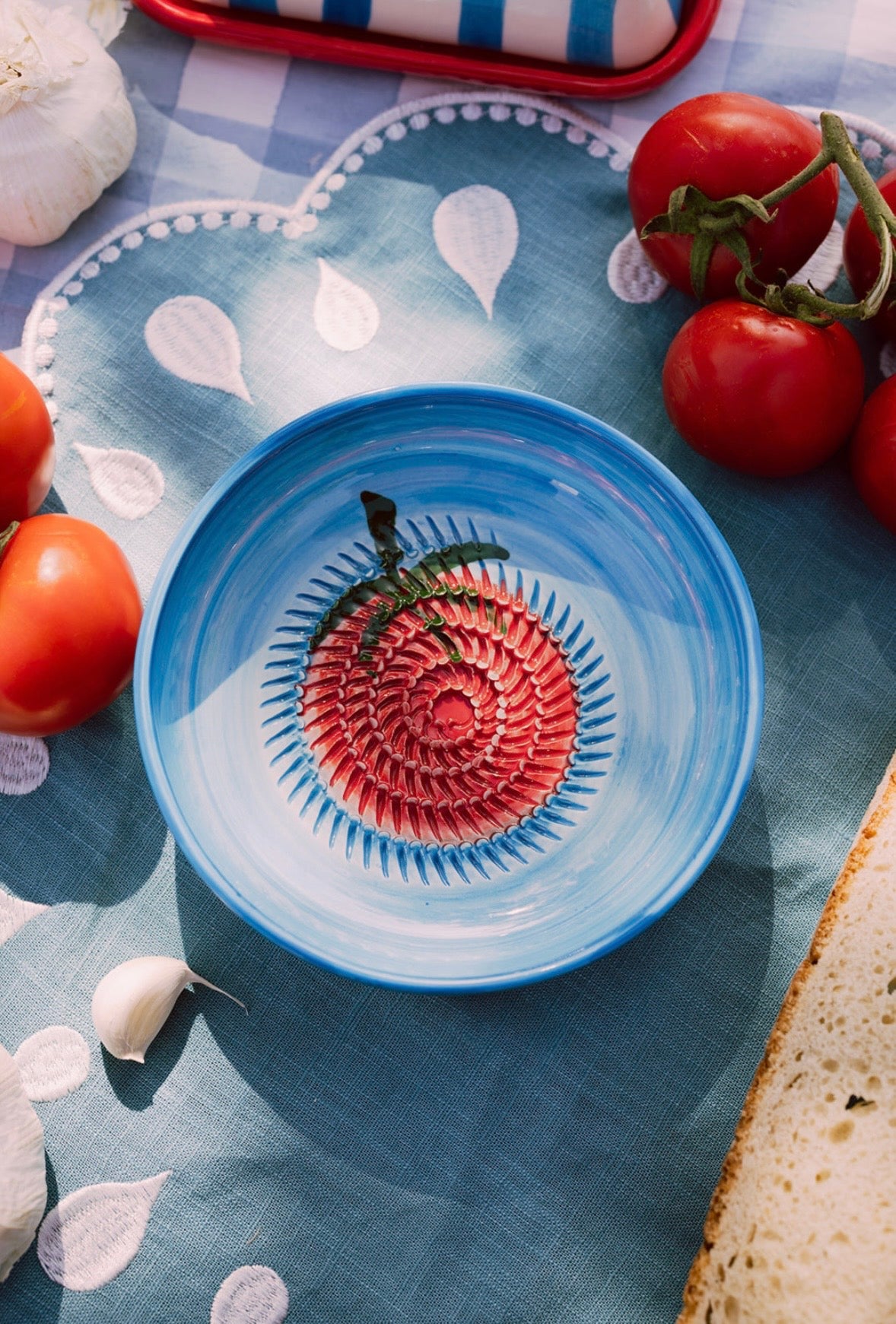 Plato rallador tomate