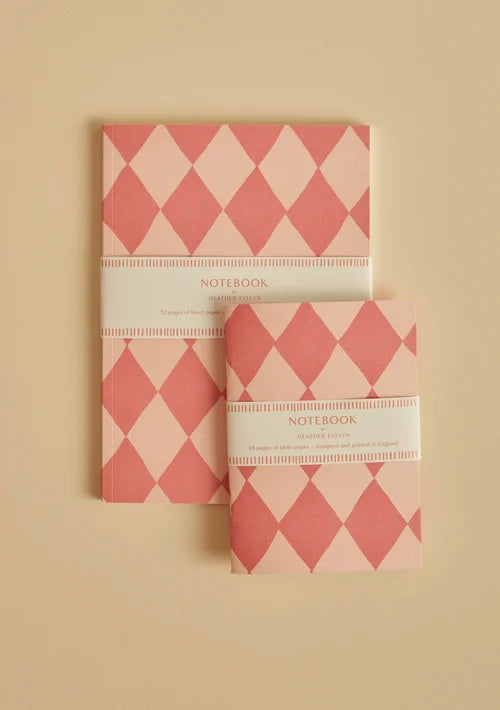 Cuaderno Arlequín rosa