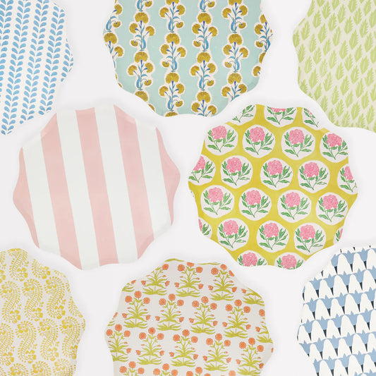 Platos Grandes estampados Molly Mahon