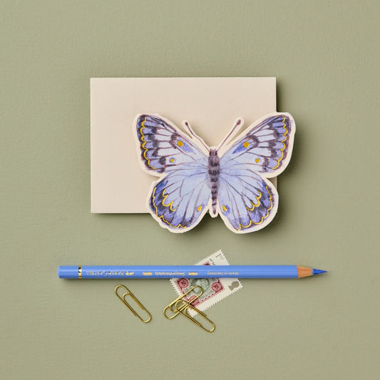 Tarjeta mini - Mariposa azul