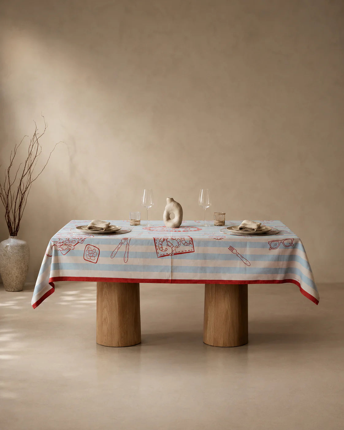 Mantel Rayas 140x220