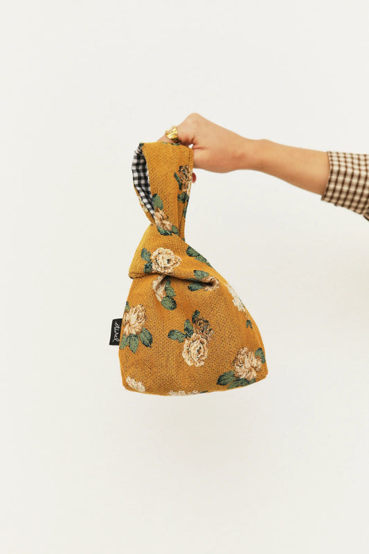 Bolso hatillo mini rosas