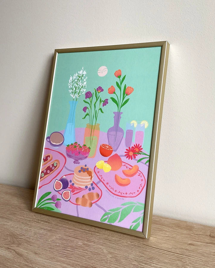 Lámina decorativa Verano A4