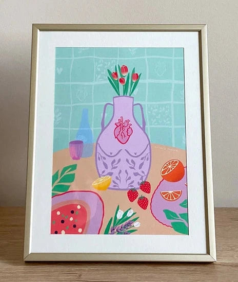 Ilustración Tulipanes