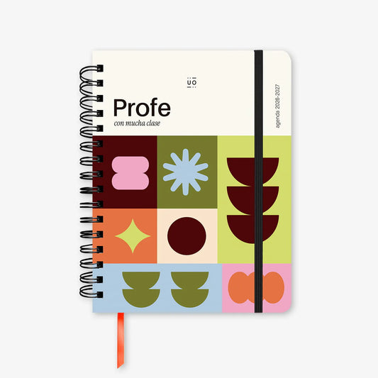 Agenda escolar "Profe con mucha clase" 2026-27