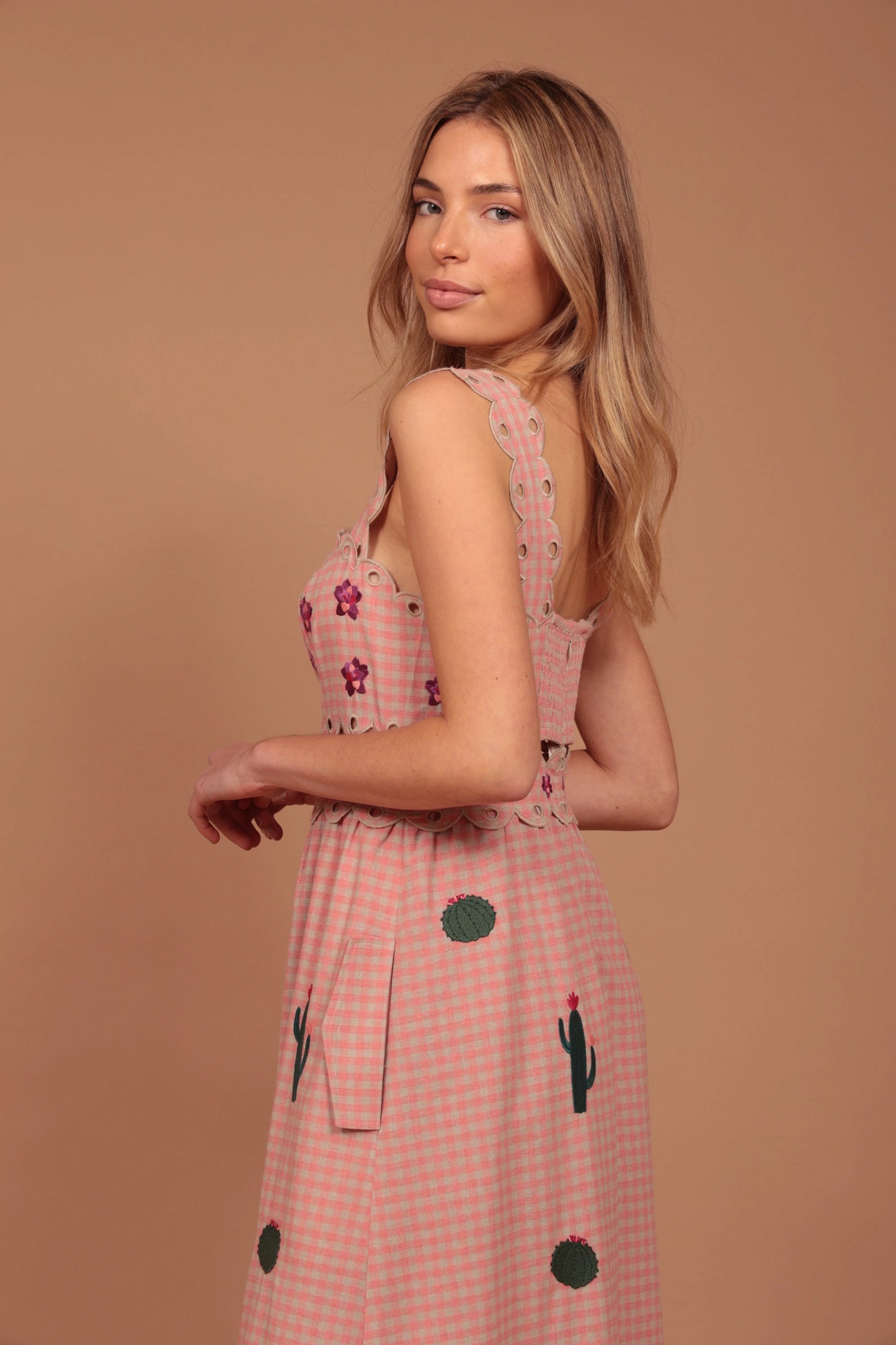 Vestido largo cactus grace