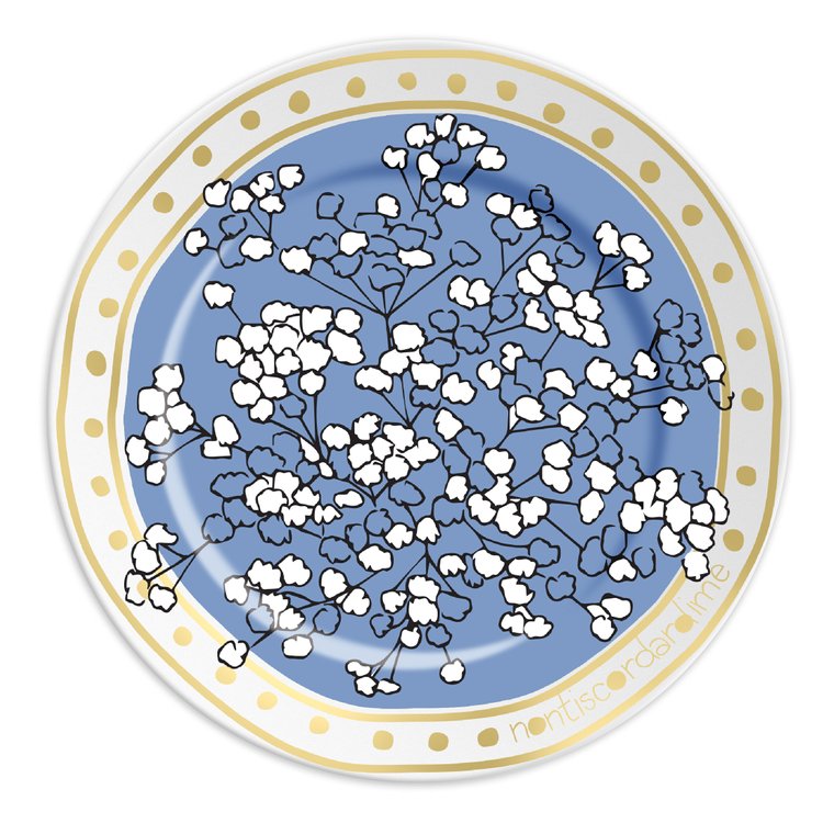 Plato no te olvides de mí (Azul)