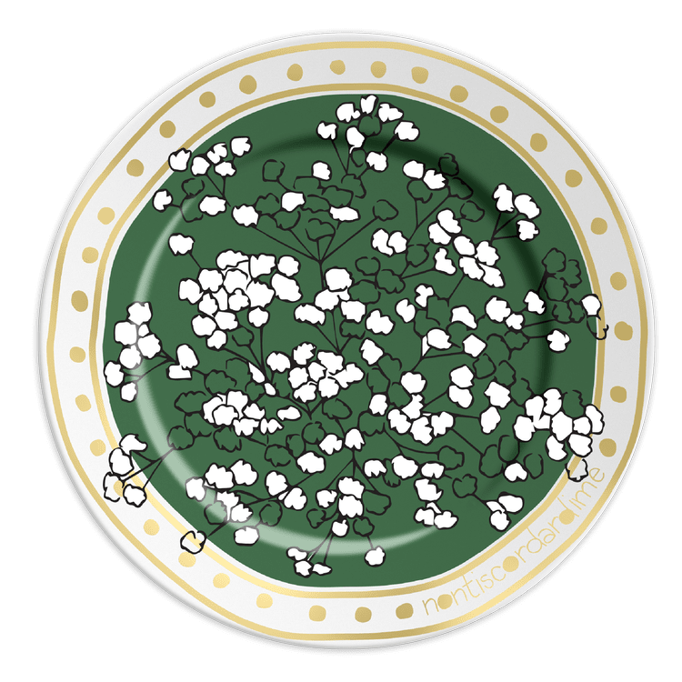 Plato no te olvides de mí (Verde)