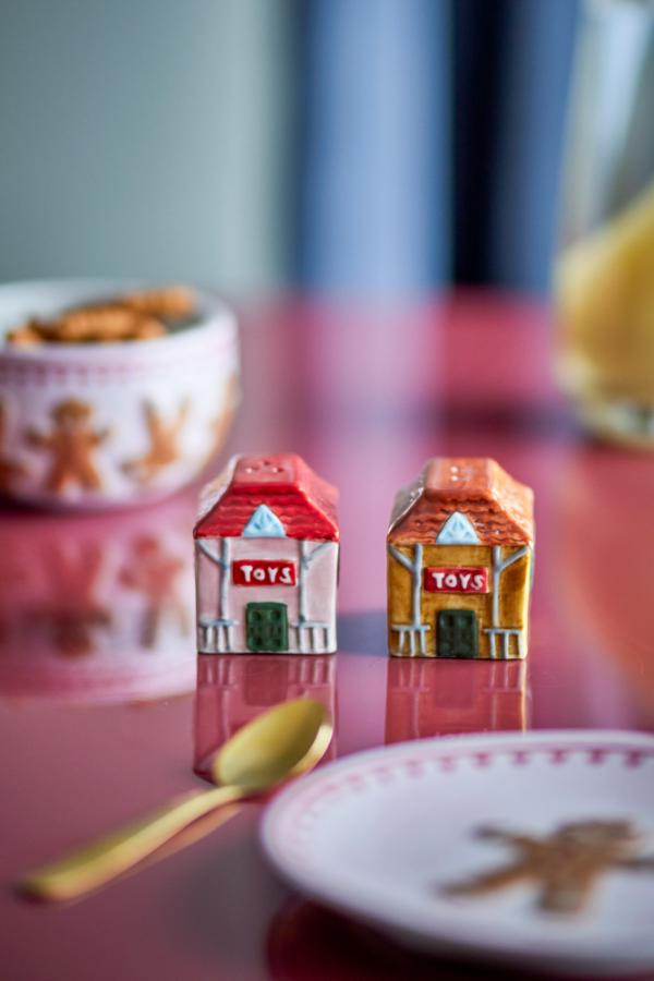 Set sal y pimienta "Casitas"