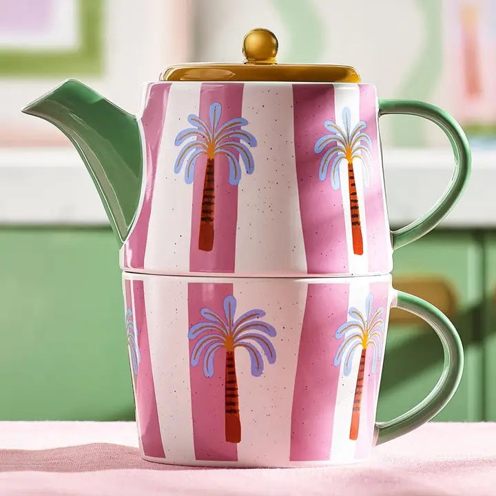 Juego de té para uno "Electric Coast"