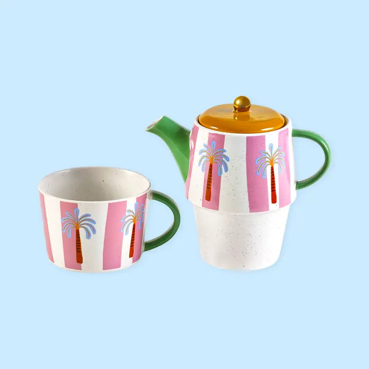 Juego de té para uno "Electric Coast"