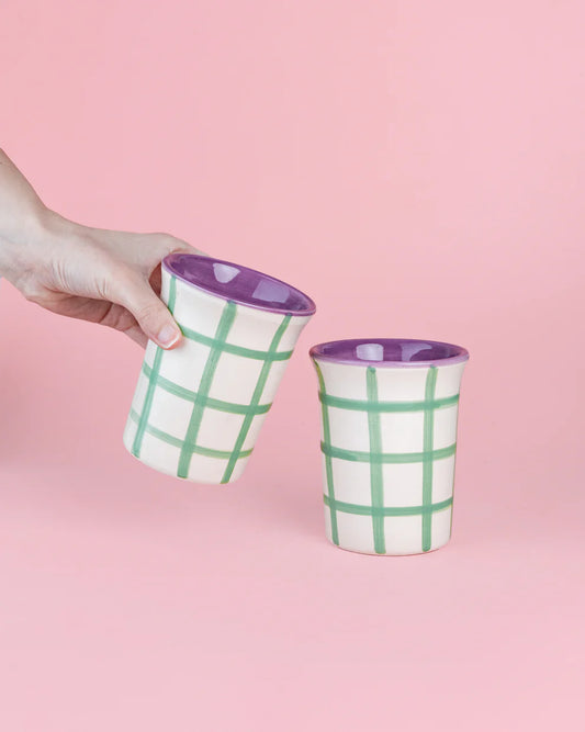 Vaso desayuno esmeralda