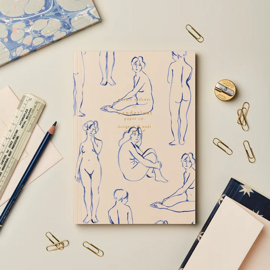 Weekly Planner "Blue Nudes"