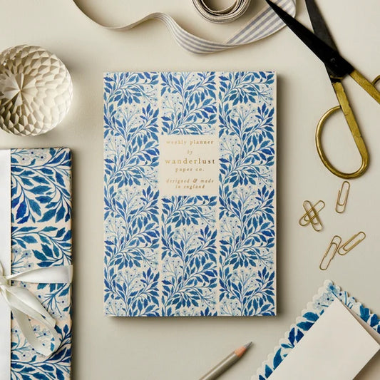 Weekly Planner "Flora Azul"