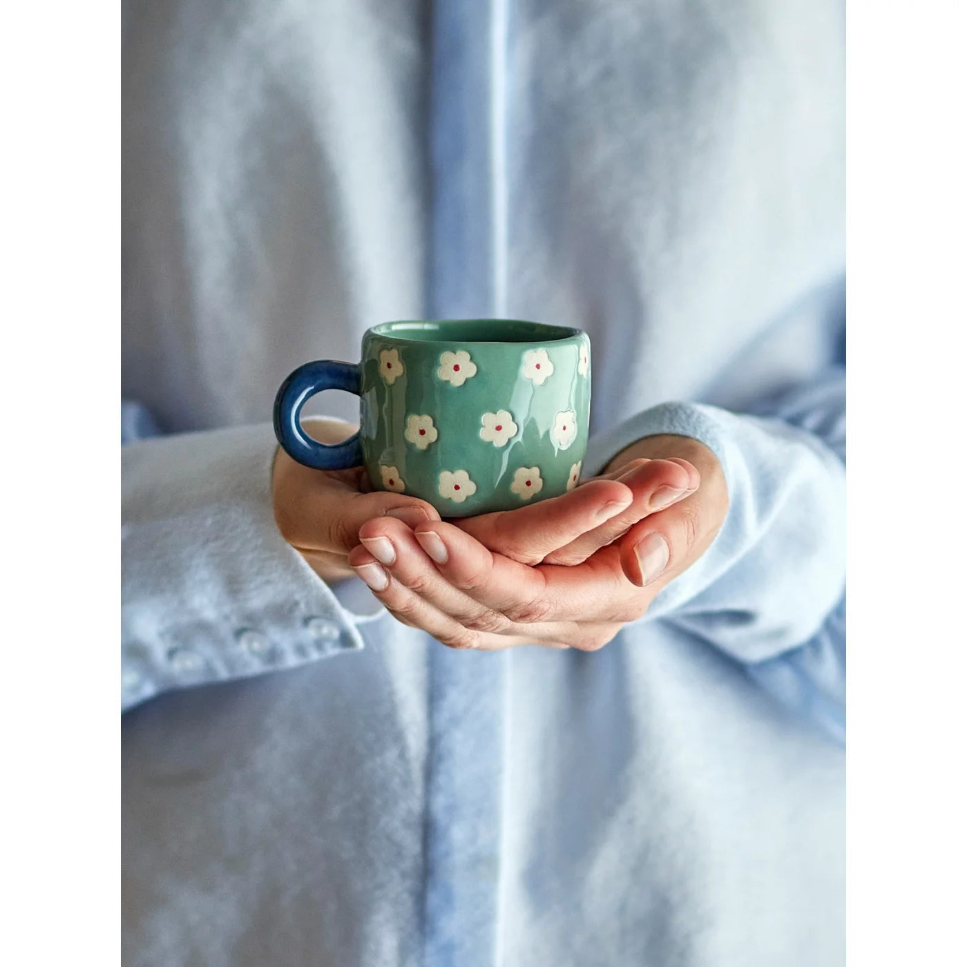 Mini taza margaritas azul