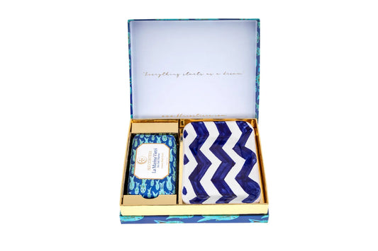 La Marina Vietri Box (Jabón exfoliante de sal marina + cerámica)