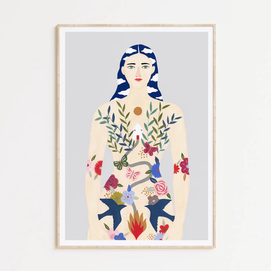 Ilustración 'Mi cuerpo es mi hogar'