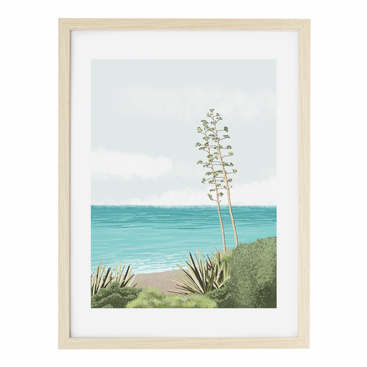 Ilustración A4 'Cactus de Mar Menorca'