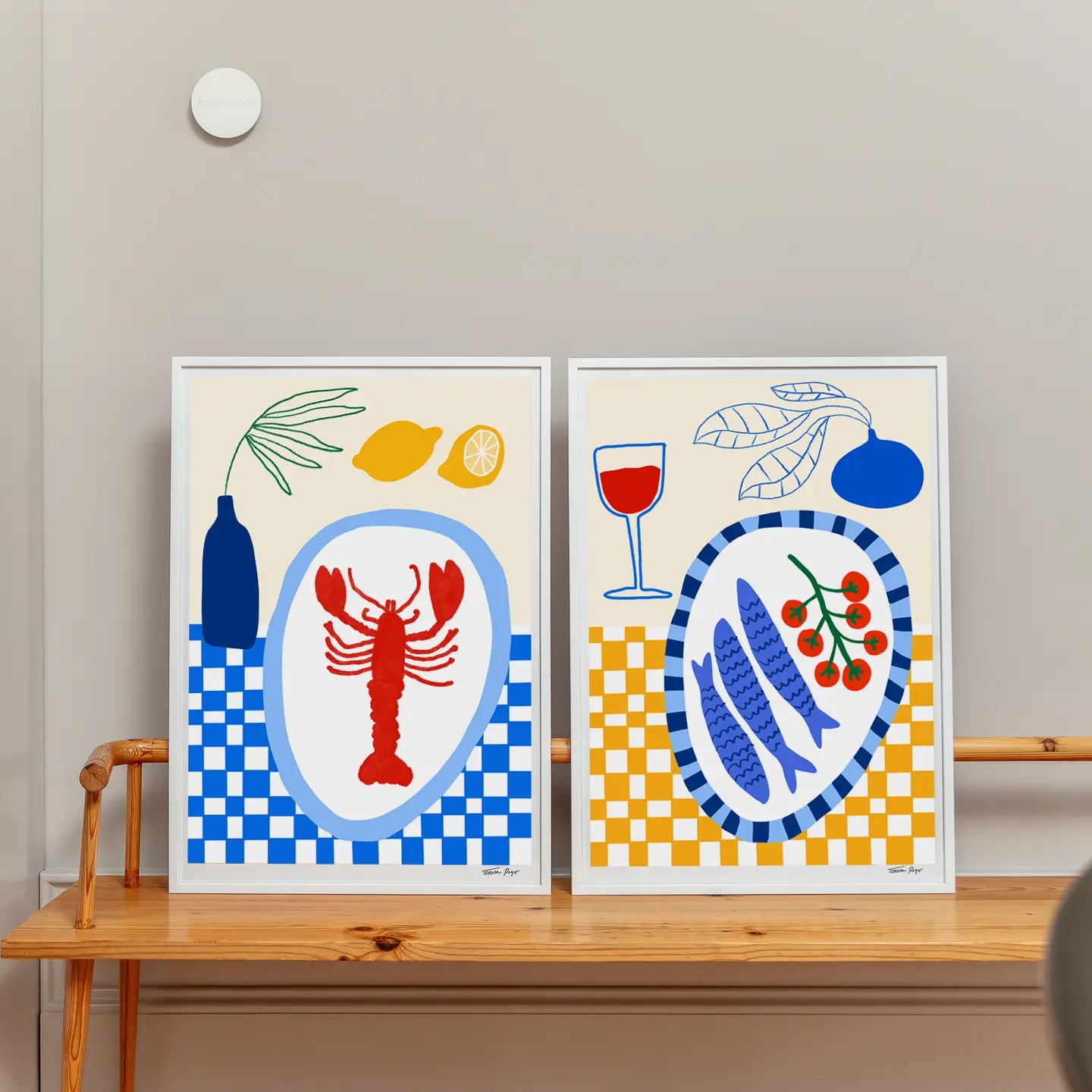 Ilustración Cena de Sardinas