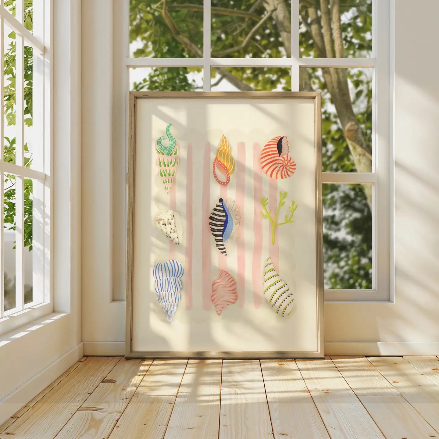 Ilustración Conchas