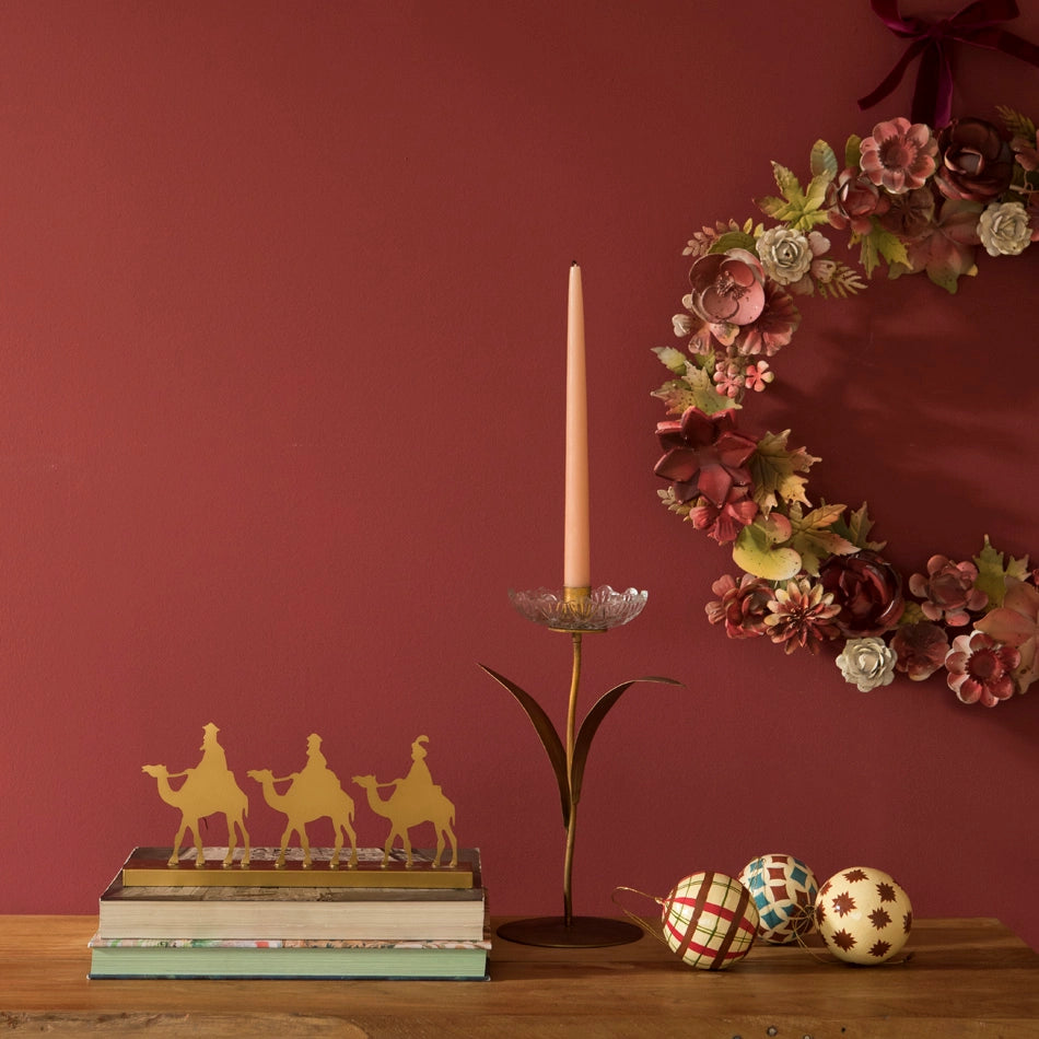 Candelabro Flor de cristal