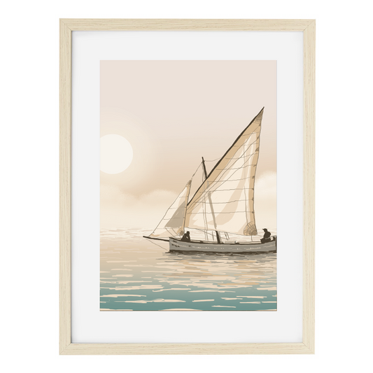 Ilustración A4 'Vela Llatina'