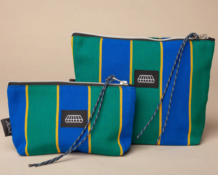 Neceser - estuche lona toldo rayas