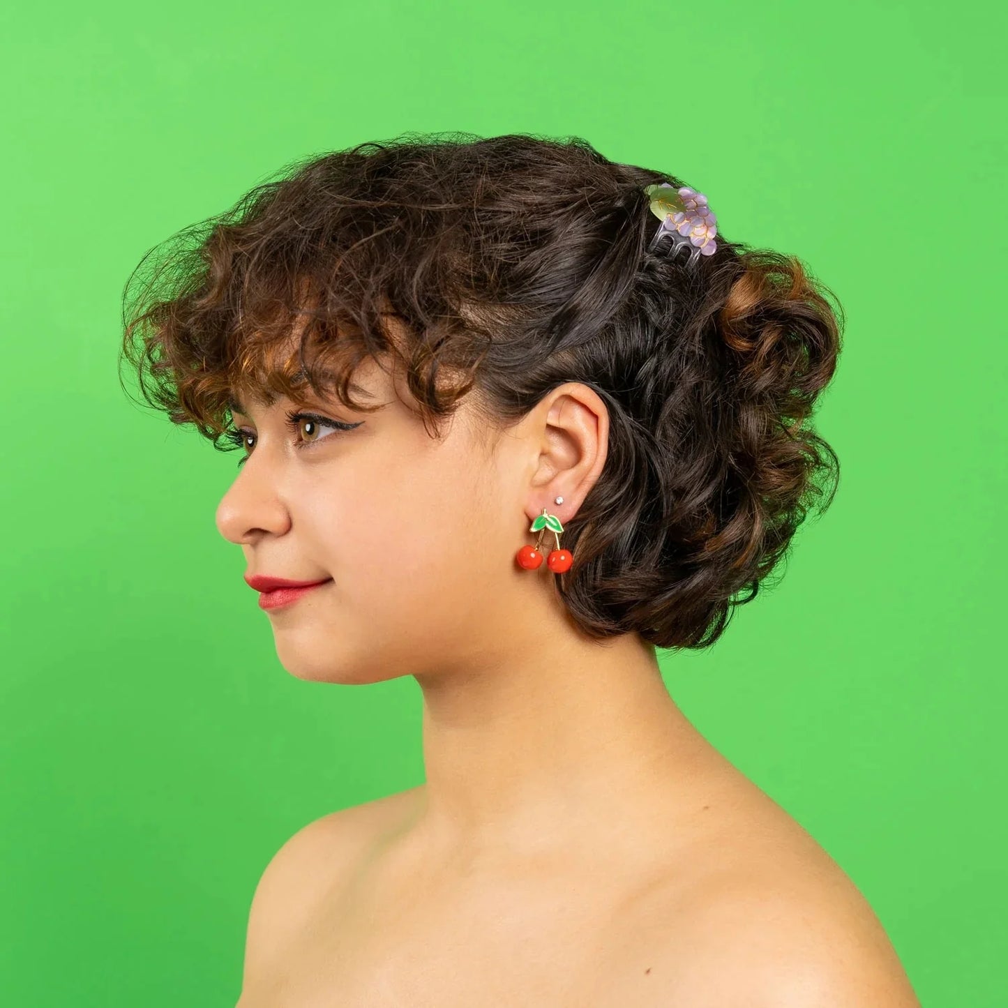Pendientes cerezas