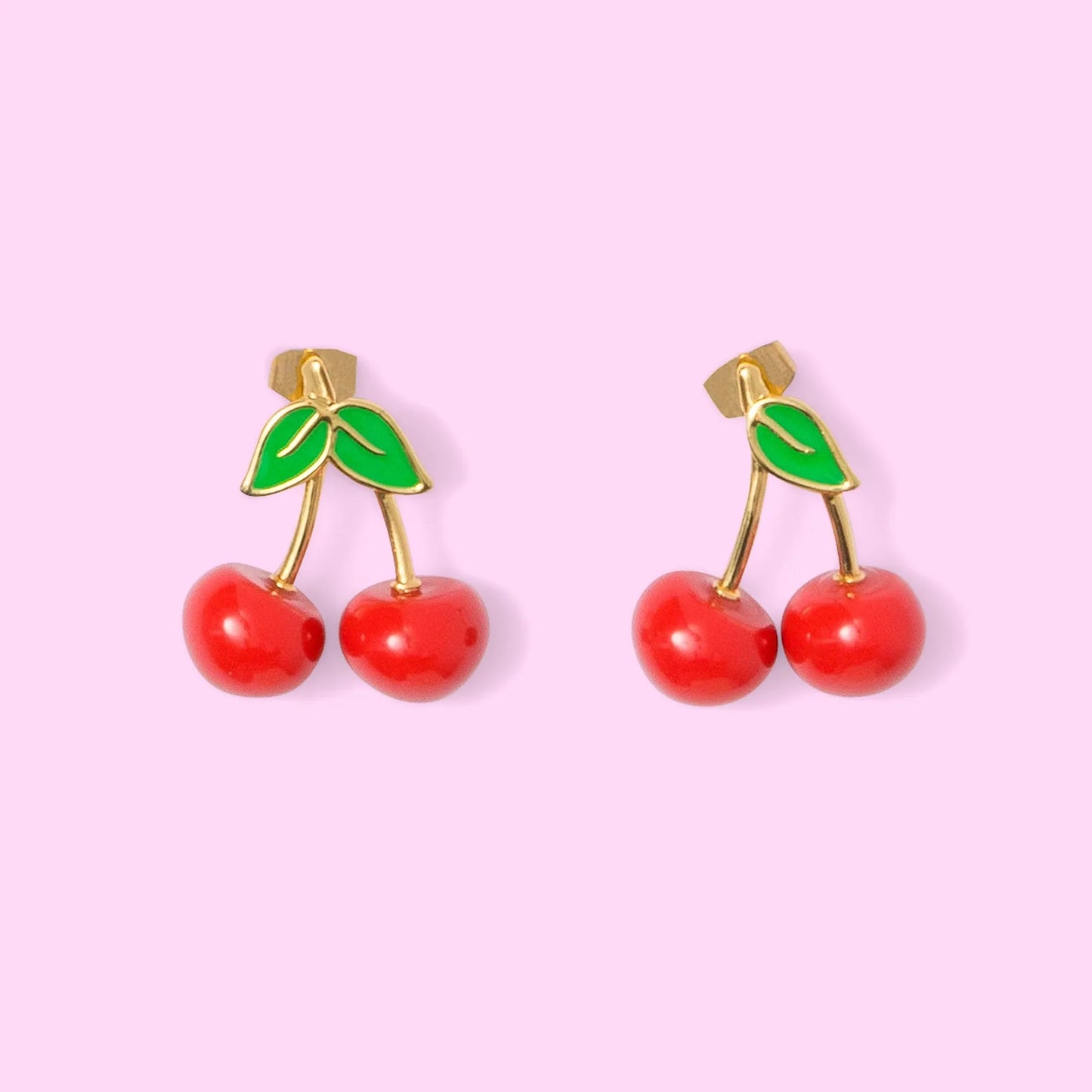 Pendientes cerezas