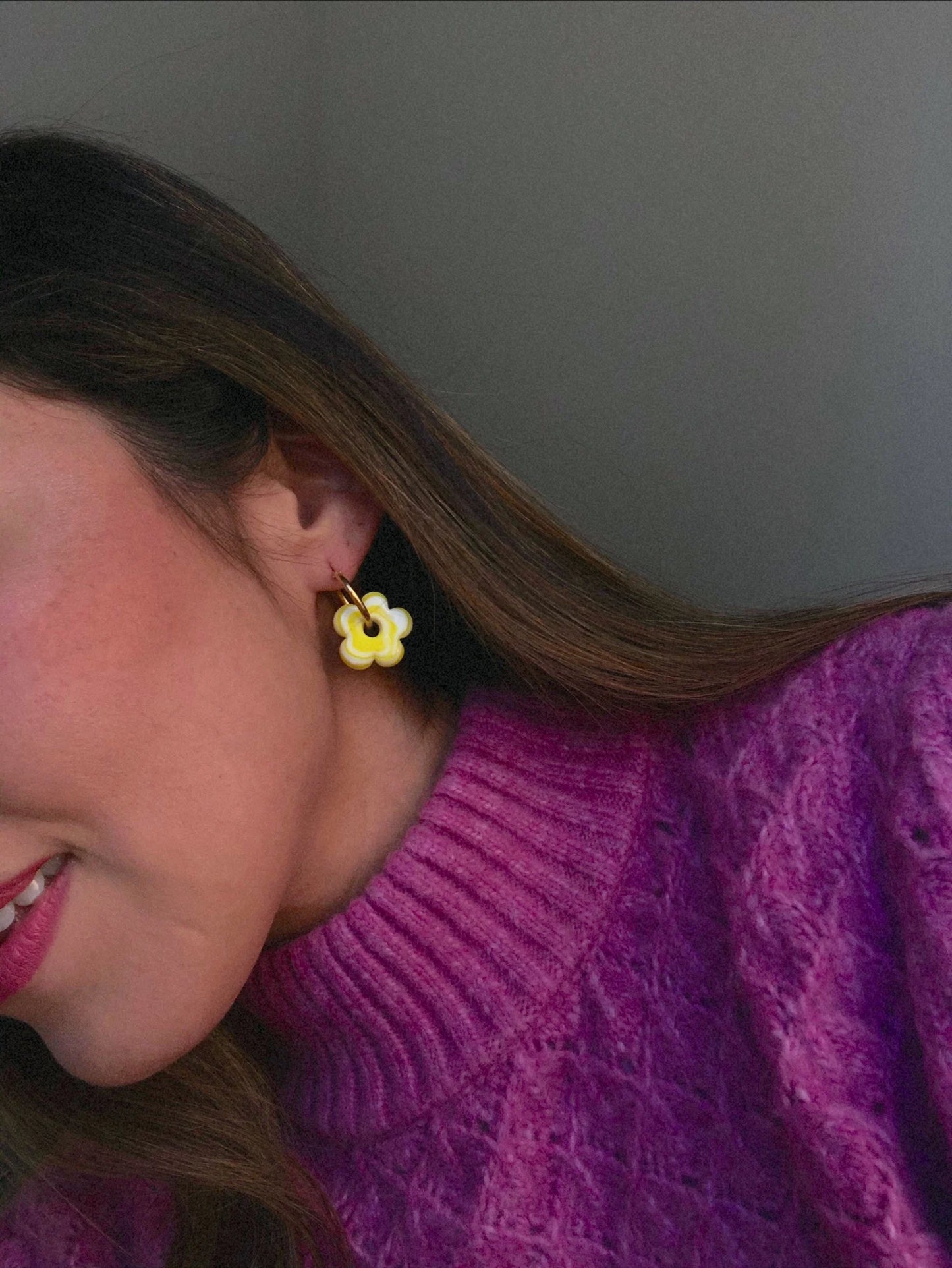 Pendientes de Flores Amarillas
